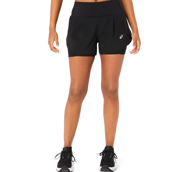 Short running ASICS ROAD 2-N-1 3.5IN SHORT W PERFORMANCE BLACK/PERFORMANCE BLACK