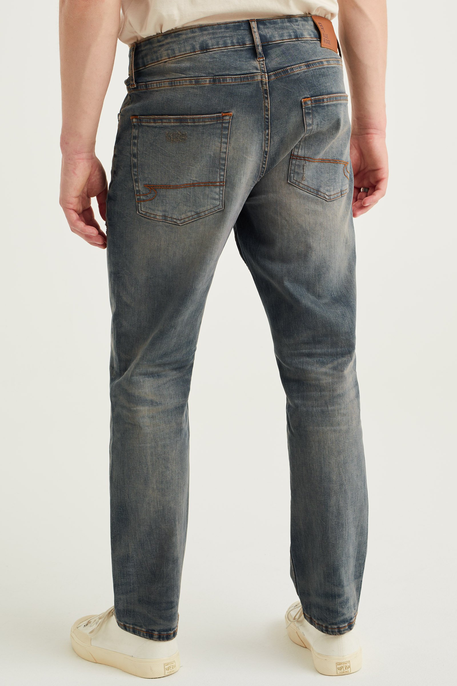 relaxed fit jeans met medium stretch Blue Ridge Donkerblauw