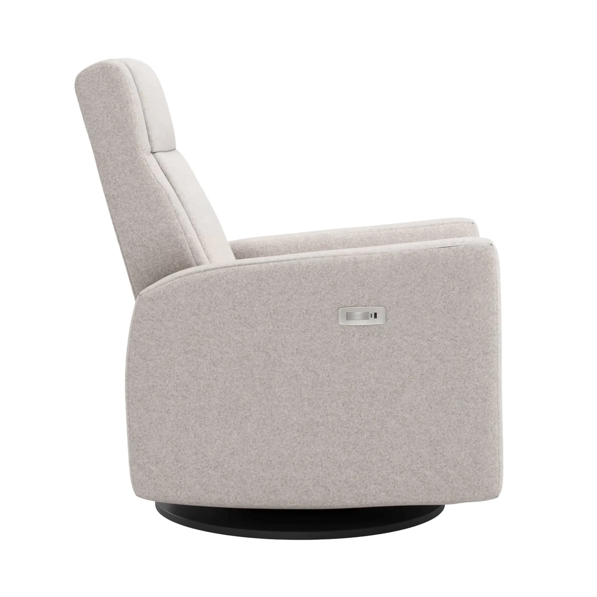 Jaymar BB Fauteuil Berçant et Pivotant Nelly - Arlo Pearl  Noir avec Mécanisme Électrique