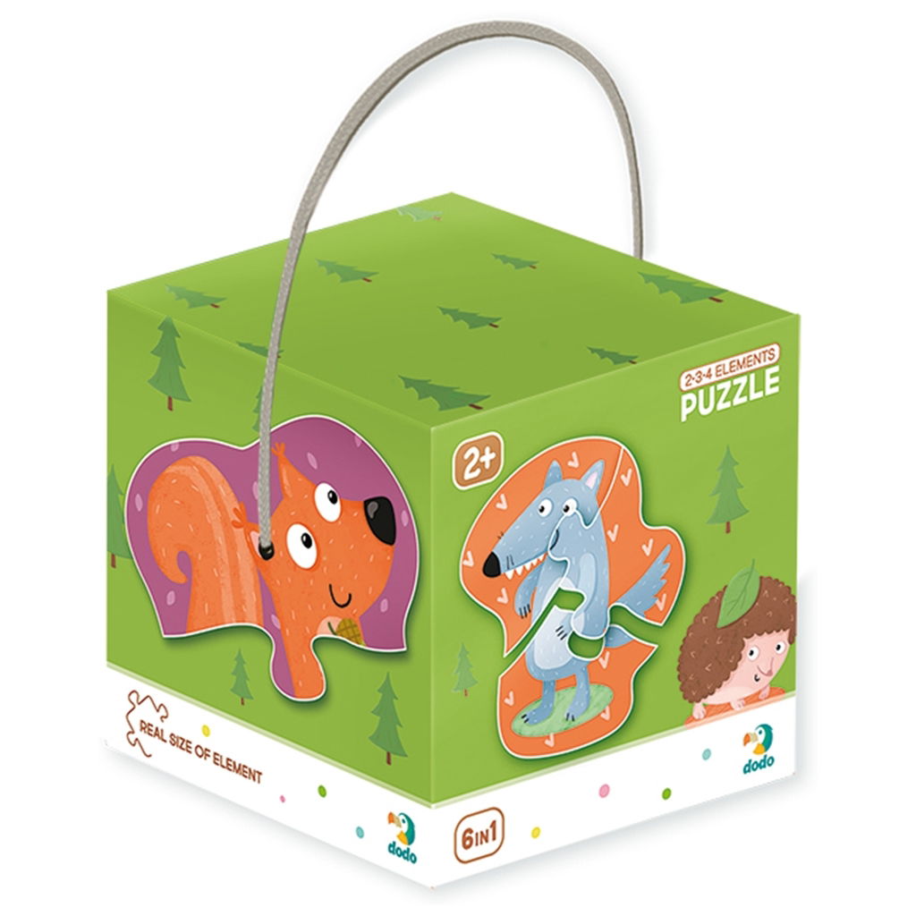 dodododo   Puzzlebox 6er Waldtiere