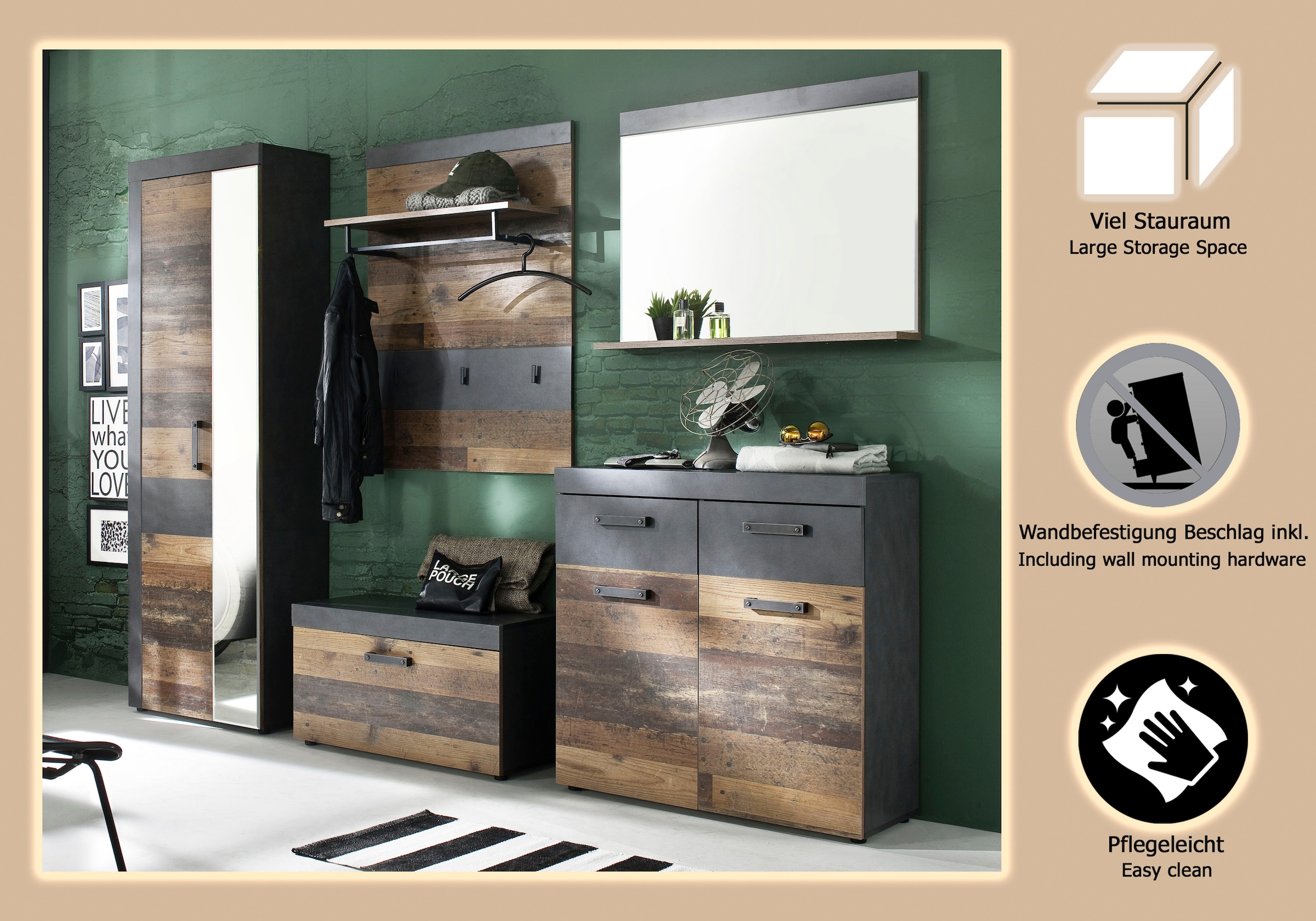 INOSIGN Garderoben-Set »Ilana« Set, 5 Stk. tlg.