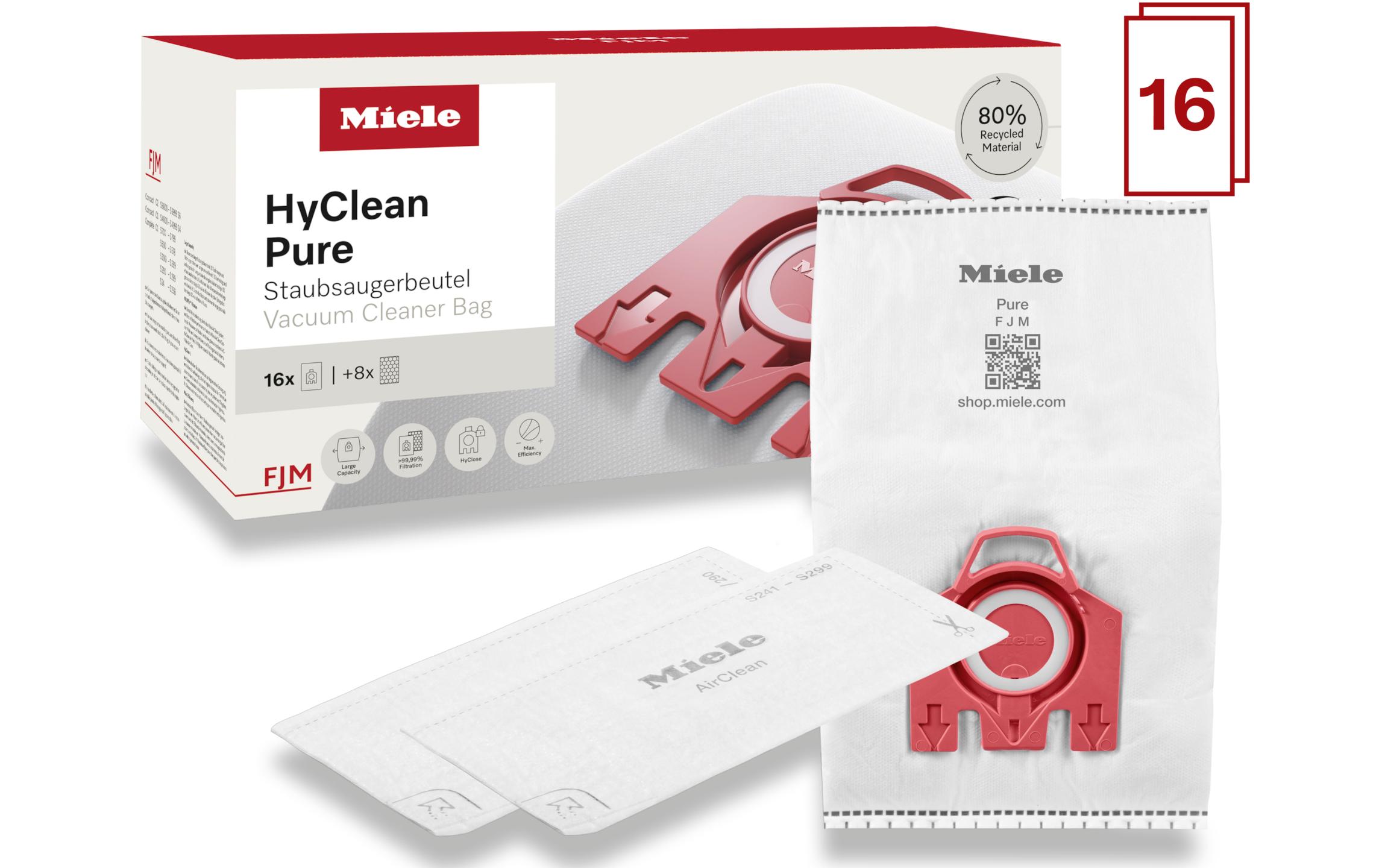 Staubfilterbeutel HyClean Pure 16 StückStaubsaugerbeutel