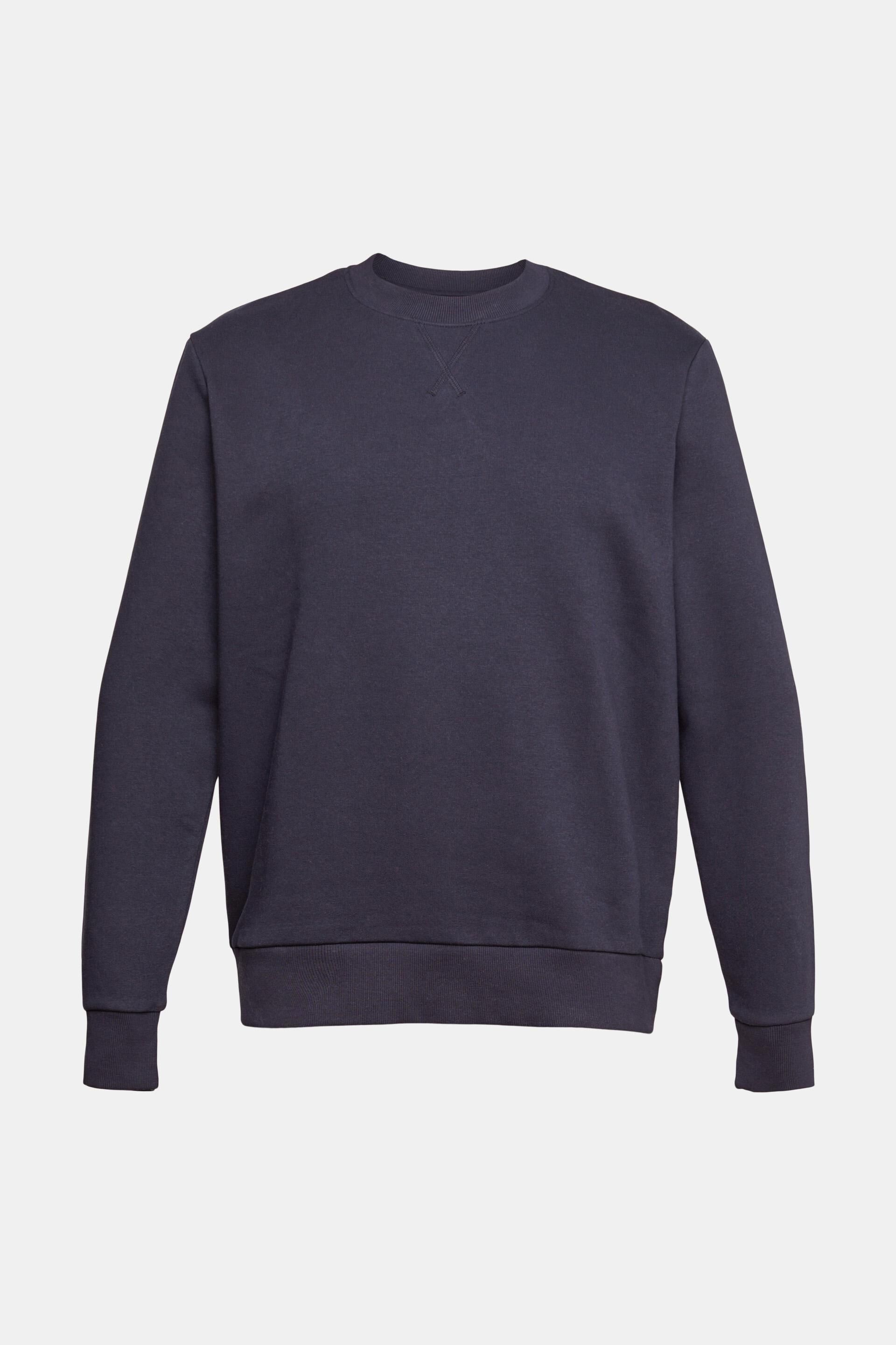 En matière recyclée le sweat-shirt unicolore