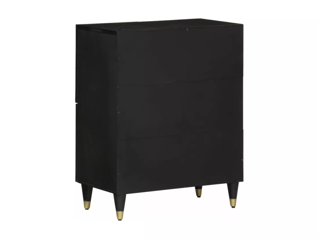Armoire latérale 60x33x75 cm bois massif de manguier