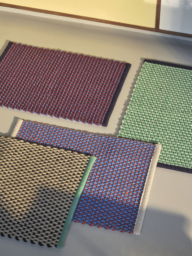 Hay Door Mat-Blue Blue