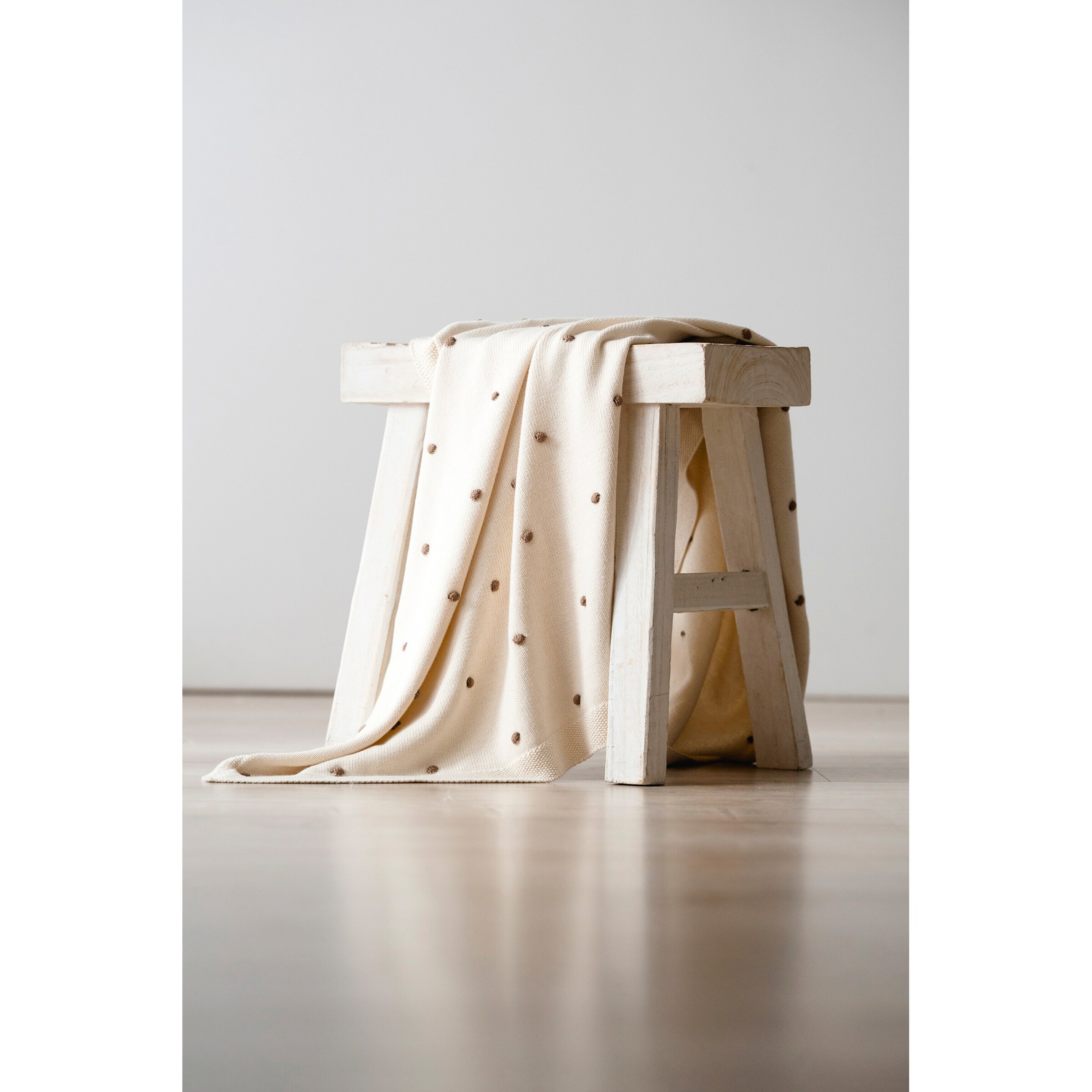 Kaiser Babydecke Knots 80x100 cm Organic Cotton cream