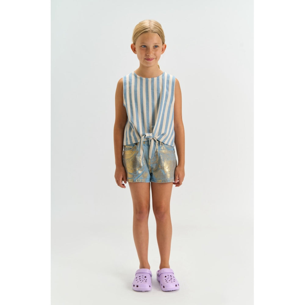 Køb The New Light Blue Denim Tnrosanna Regular Fit Denim Shorts