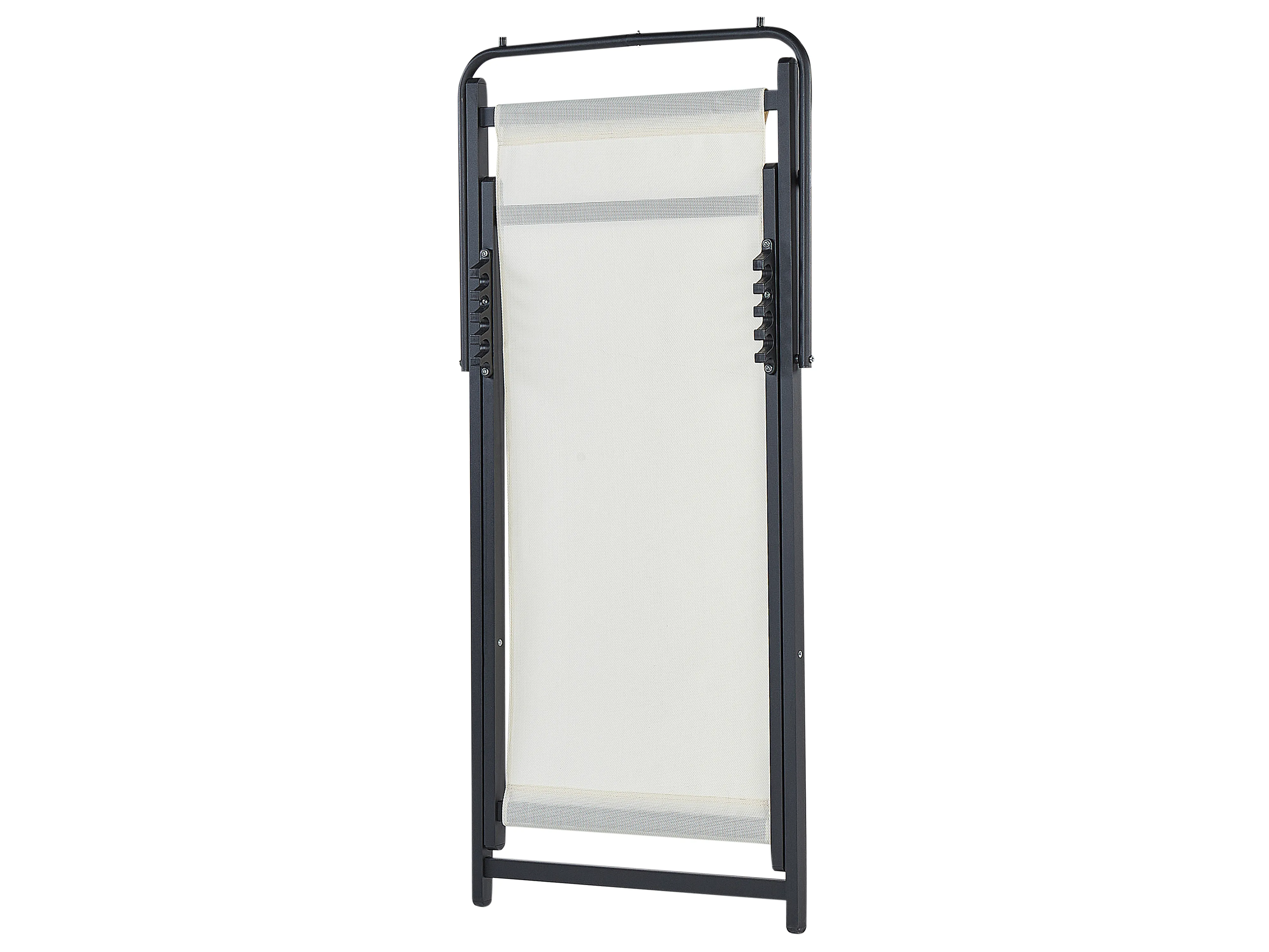 Inklapbare ligstoel LOCRI II Metaal Lichtbeige