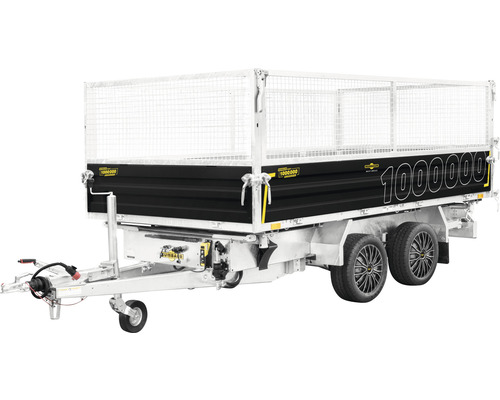 Humbaur stalen roosterverlenging voor Kipper S 1500 2300 x 1500 x 600 mm