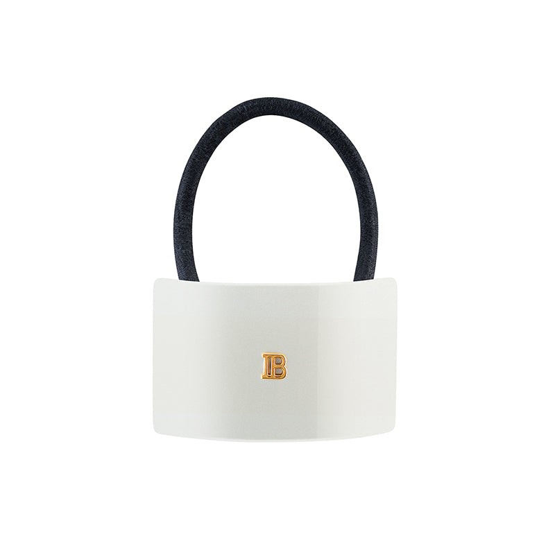 Balmain Paris - Cellulose Acetate Elastique pour Cheveux White - Hårelastik