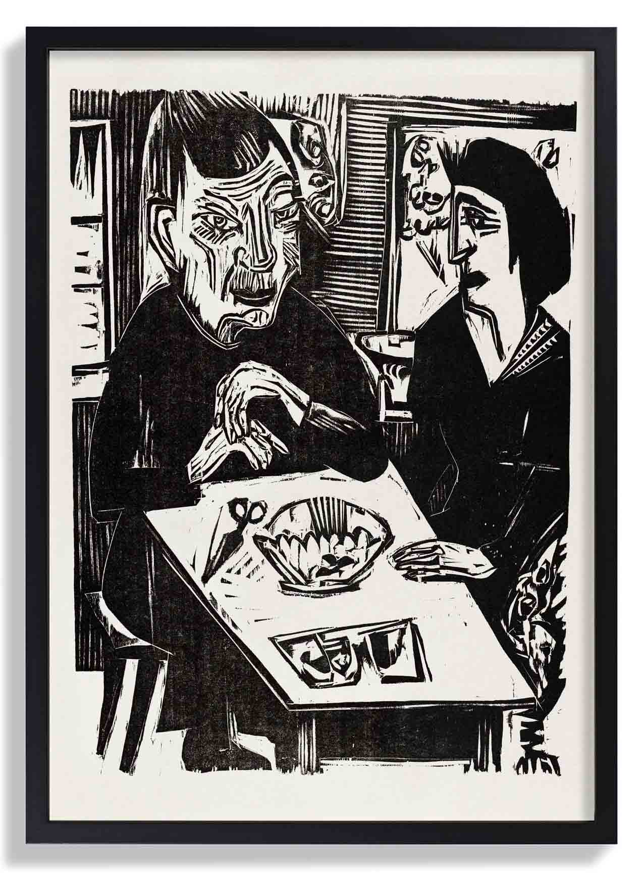 Alte und junge Frau von Ernst Kirchner