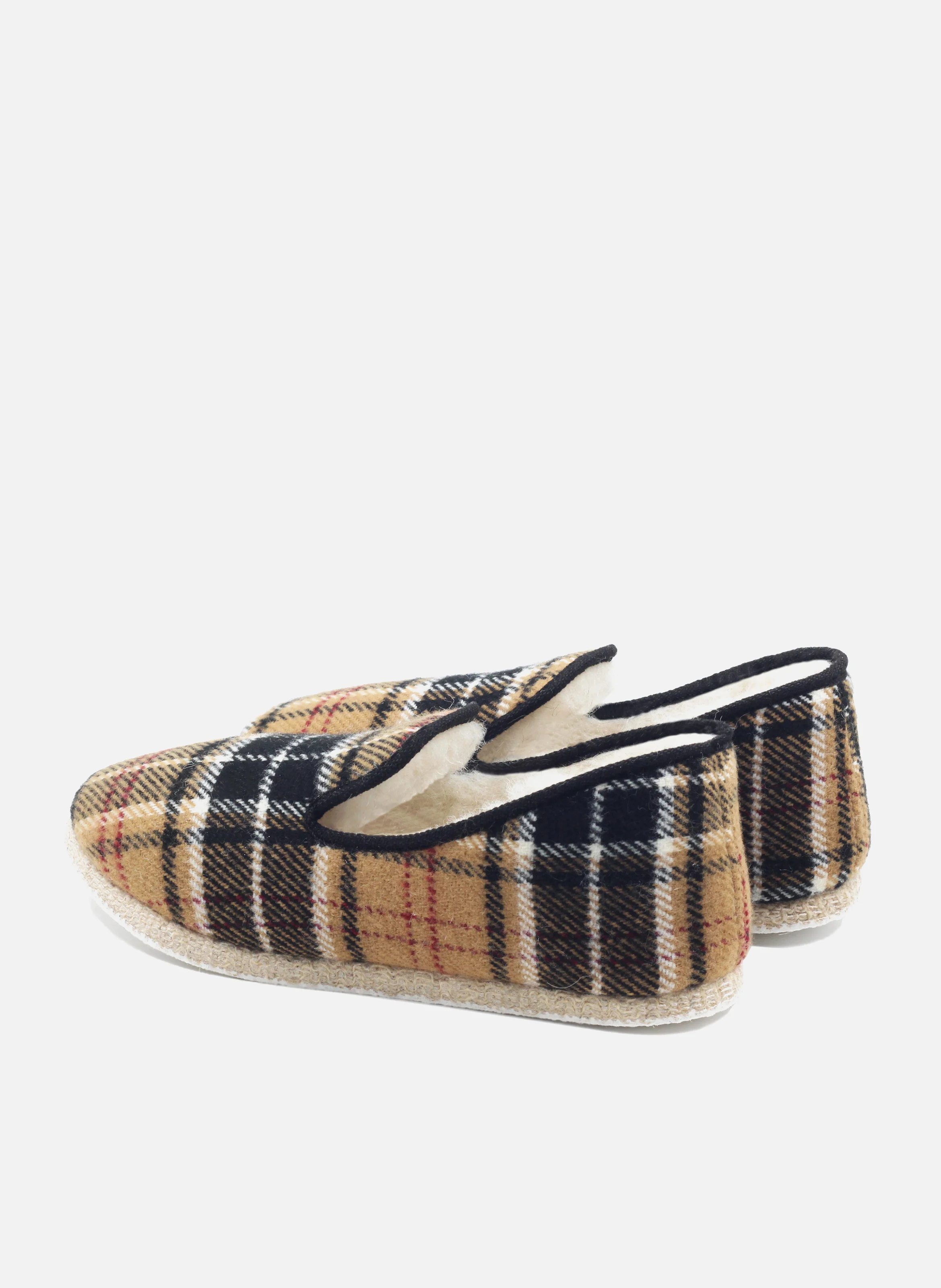 Charentaises tissu | Beige
