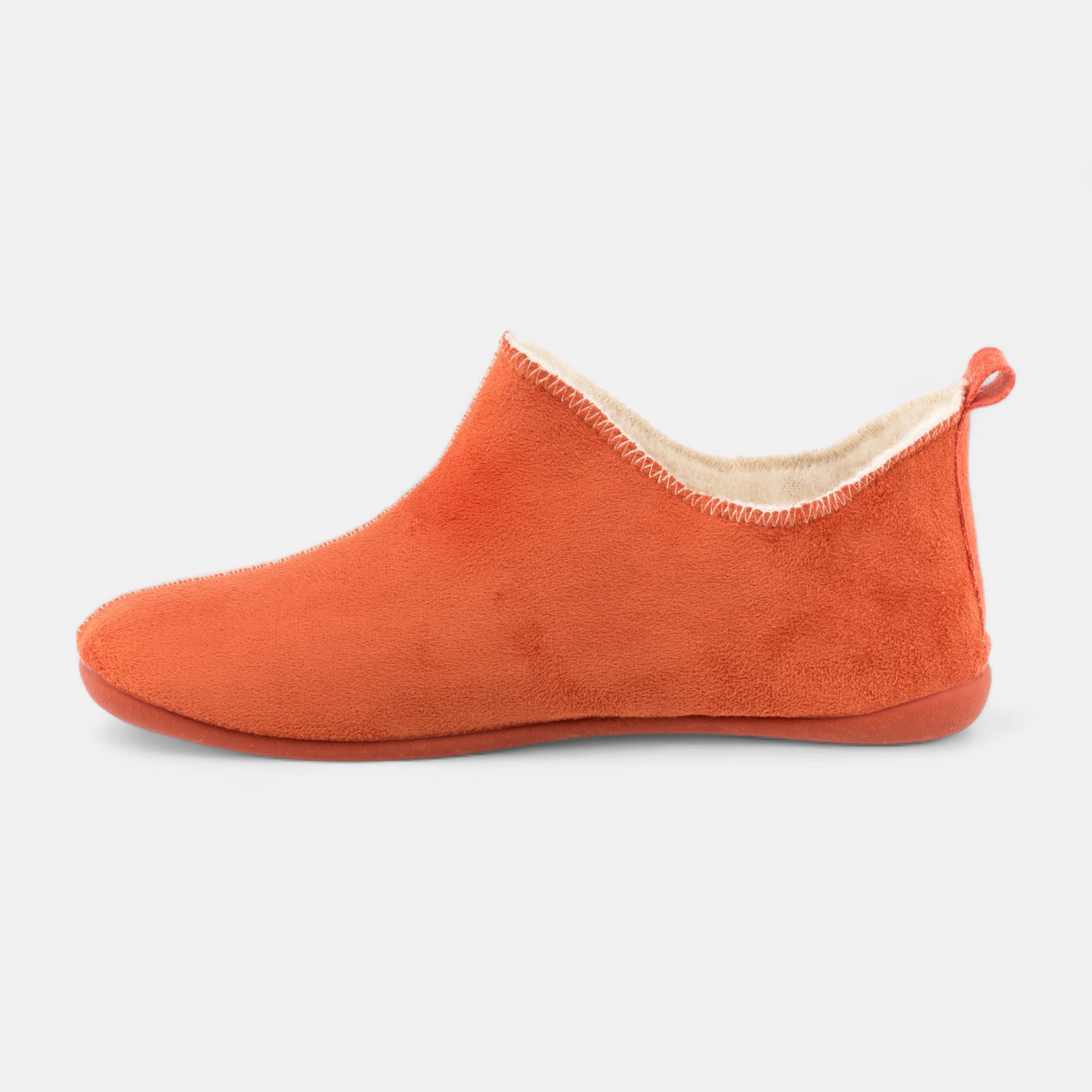 Pantoufles pieds sensibles Femme orange