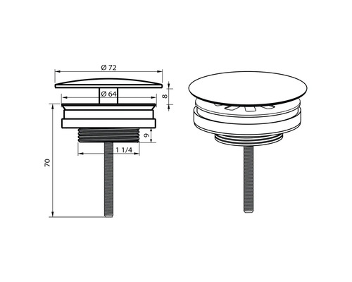 Design spindelventiel 1 1/4