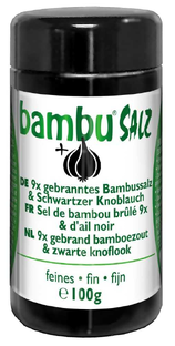 Aman Prana Bamboezout Fijn 9x Gebrand en Zwarte Knoflook 100GR