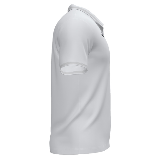 Camisa polo de manga curta Joma Campus III, branca