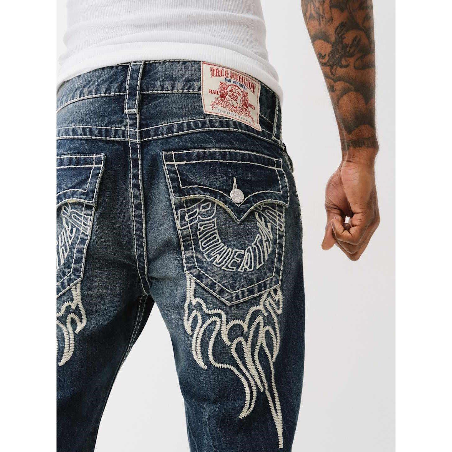 True Religion TR Denim Flame Jeans Mens