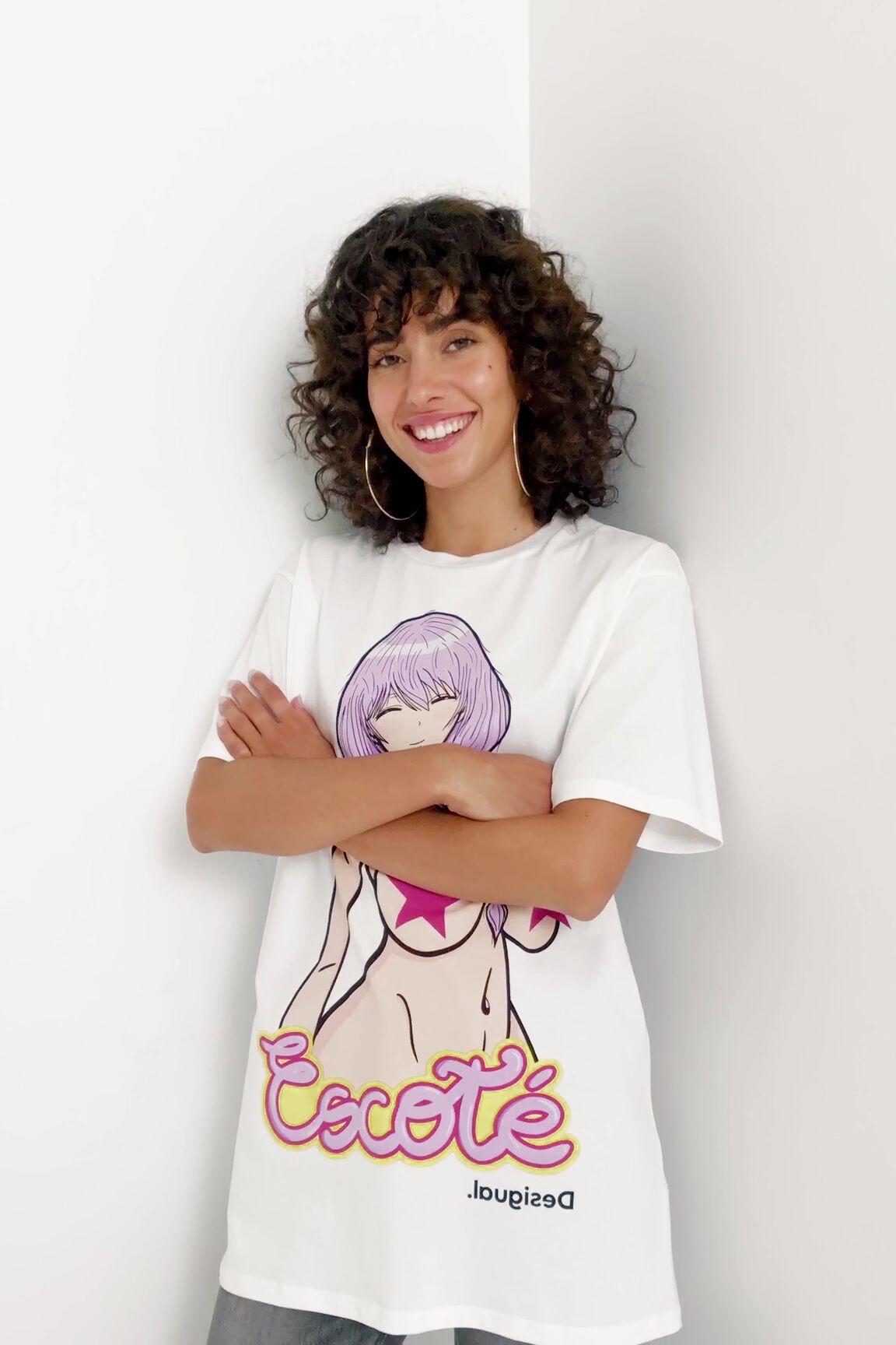 T-shirt oversize 100% coton