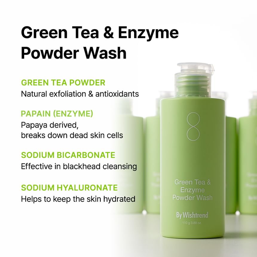 Door Wishtrend - Groene thee & enzympoederwas JUMBO