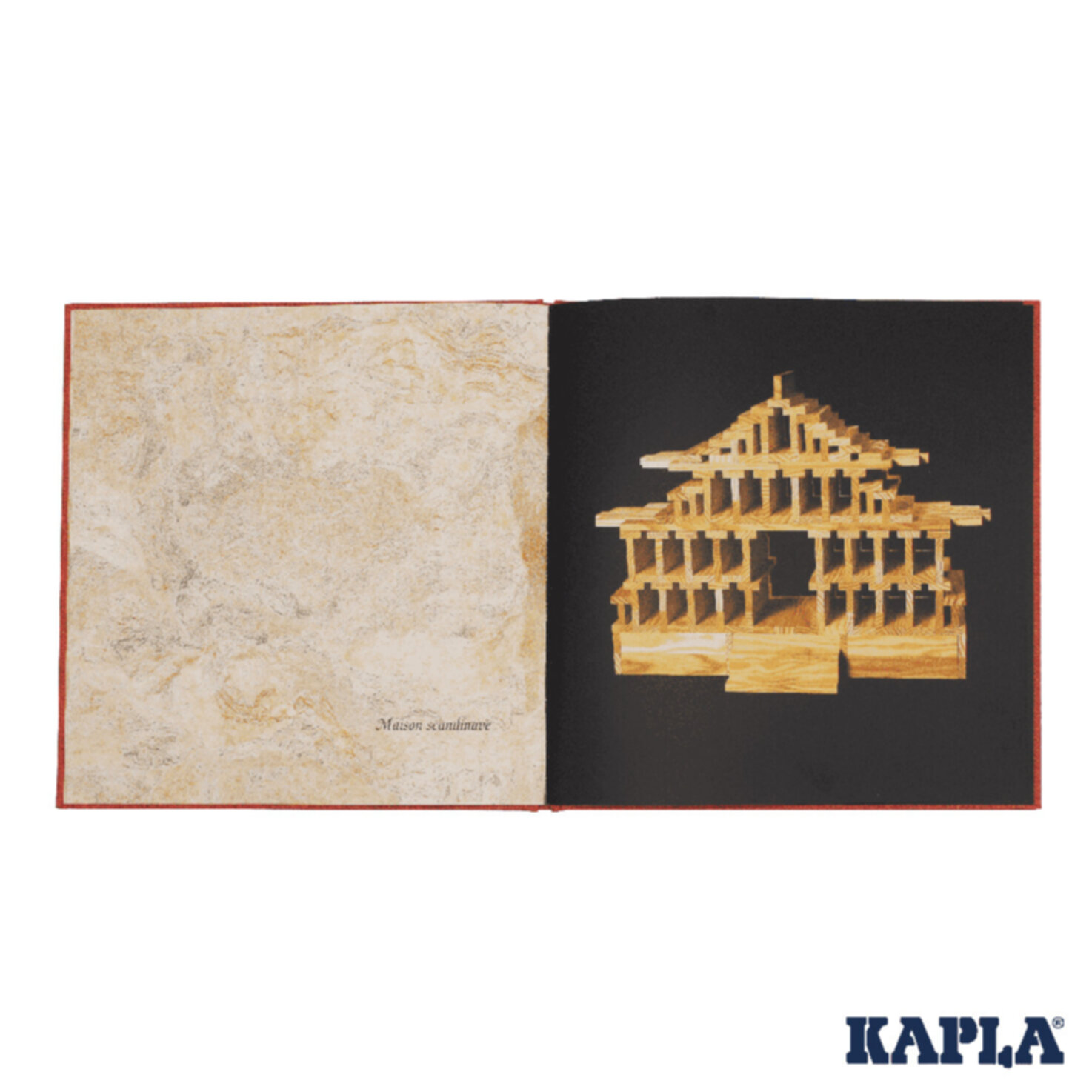 KAPLA-Buch 1 Rot