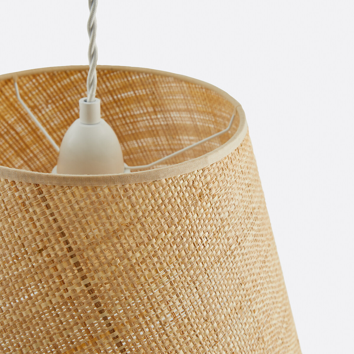 LA REDOUTE INTERIEURS<br>Luminária pendente de ráfia Ø35 cm, Dolka