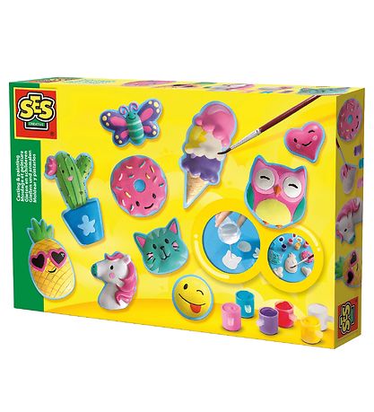 SES Creative - St?b Og Mal - Glade Figurer