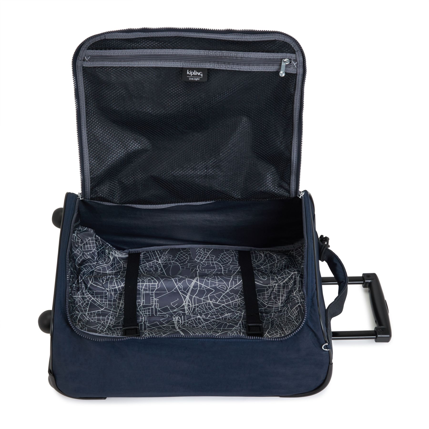 TEAGAN XS Petit Sac de Voyage Cabine à Roulettes - Blue Bleu 2
