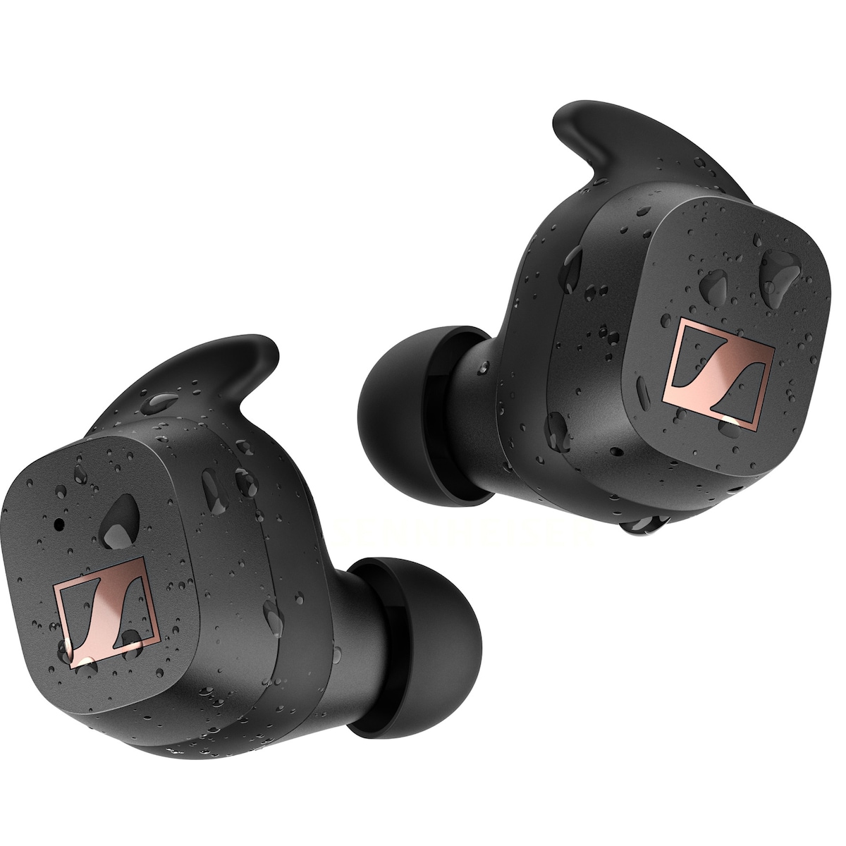Sennheiser Sport helt trådløse in-ear hodetelefoner (sort)