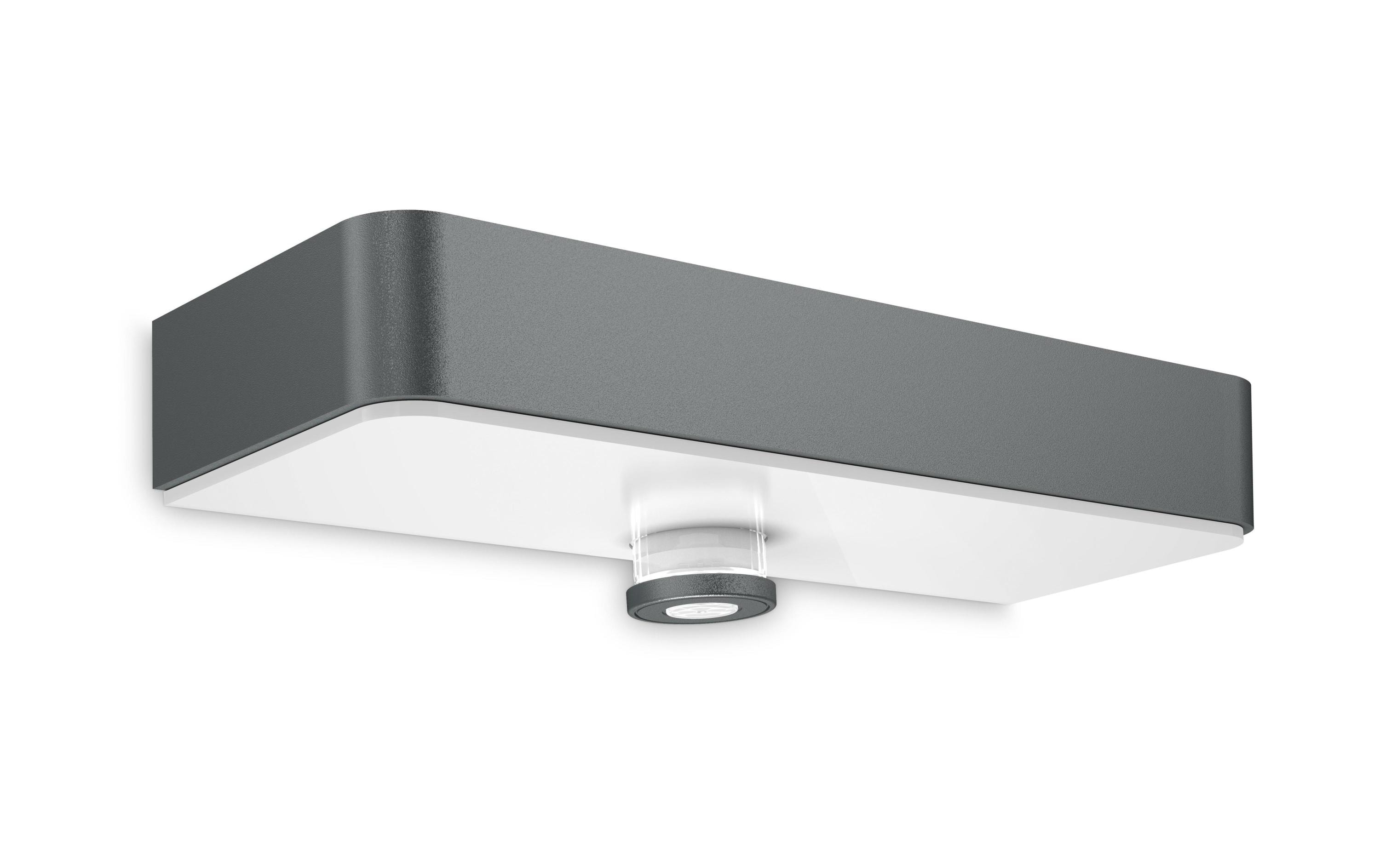Wandleuchte Xsolar SOL-O mit Sensor AnthrazitSolar Leuchte mit Bewegungsmelder