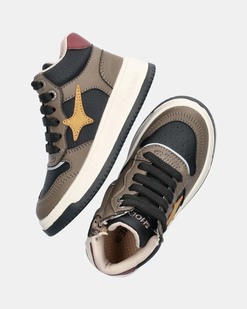 Shoesme Hoge sneakers  - groen