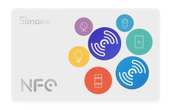Sonoff NFC-Tag, RFID-kort, Passiv, Flerfarget, 2 stykker, 85,5 mm, 54 mm
