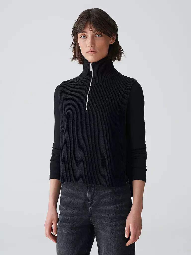 OPUS Strickpullunder ABIBO schwarz