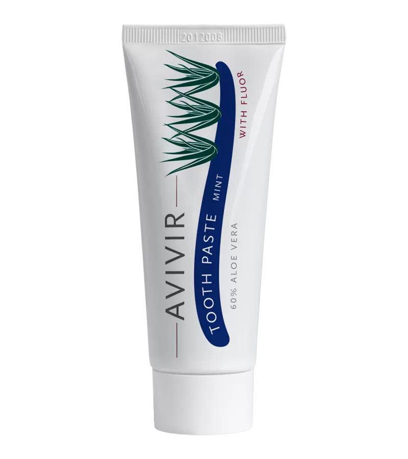 Avivir Tandpasta m. flour - 75 ml.