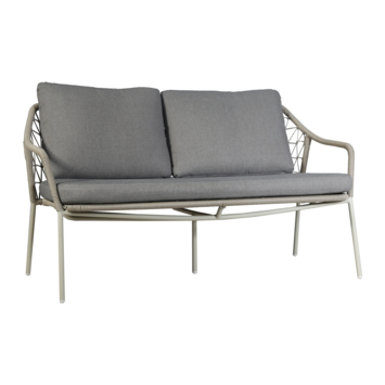 Loungeset Marly bruin metaal
