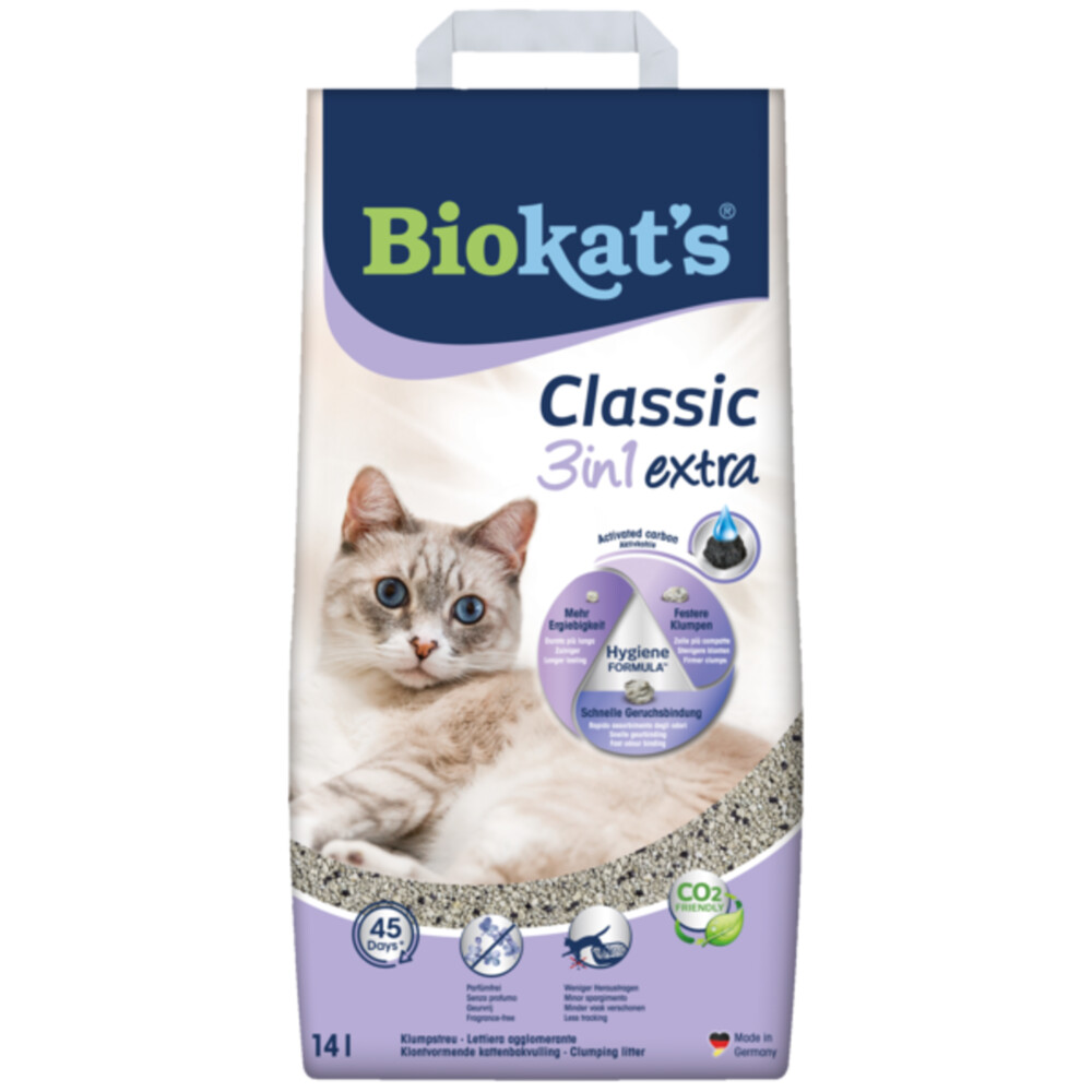 Biokat's Kattenbakvulling Classic 3-in-1 Extra14 liter