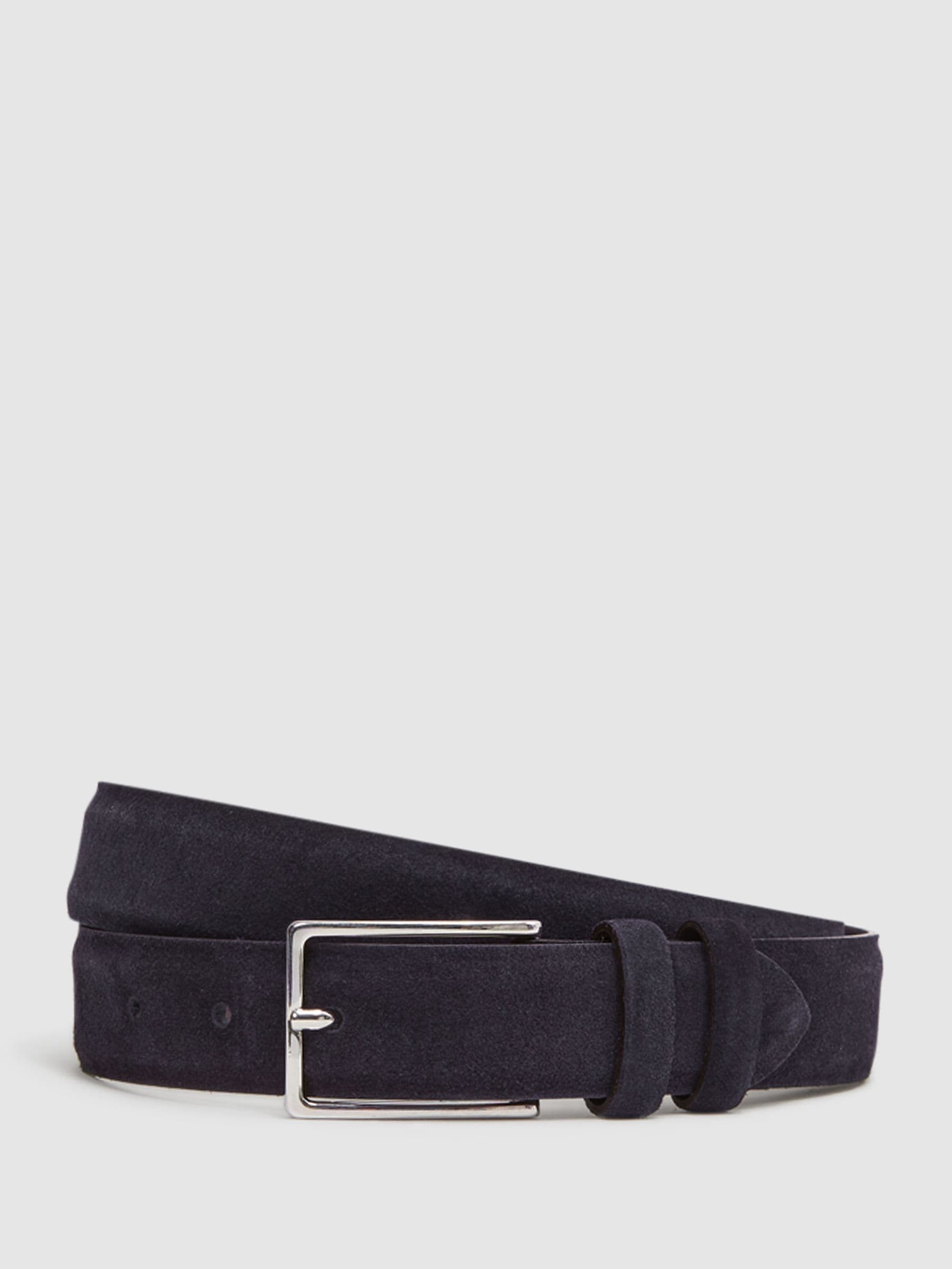 Marineblauw - Reiss - Dante - Suède riem