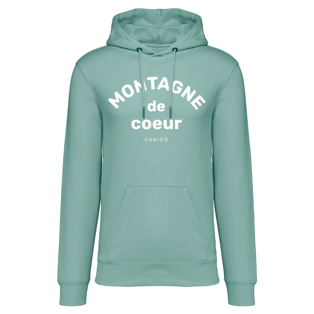 Sweat Capuche Recyclé - Montagne de Coeur