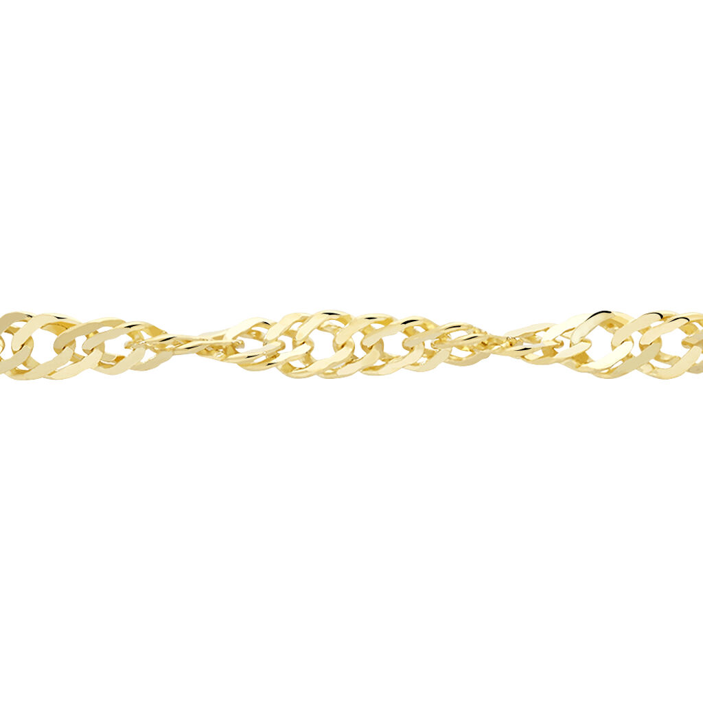 Chaîne Imanie Maille Singapour Or Jaune