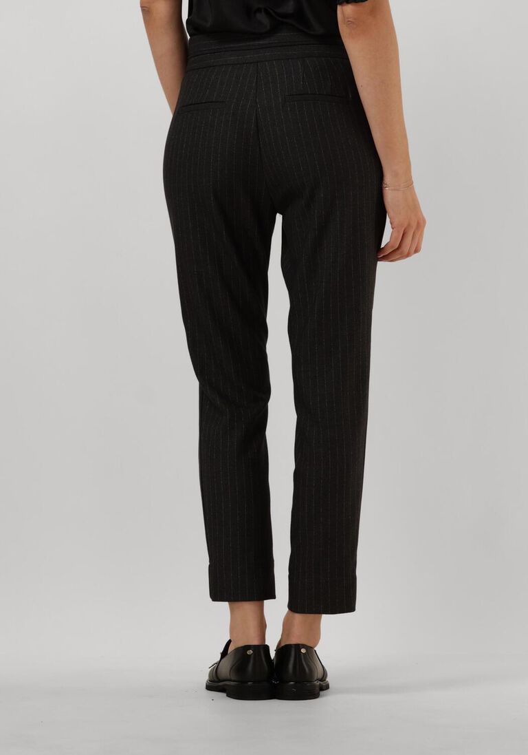 zwarte aaiko pantalon parene pinstripe vis 548