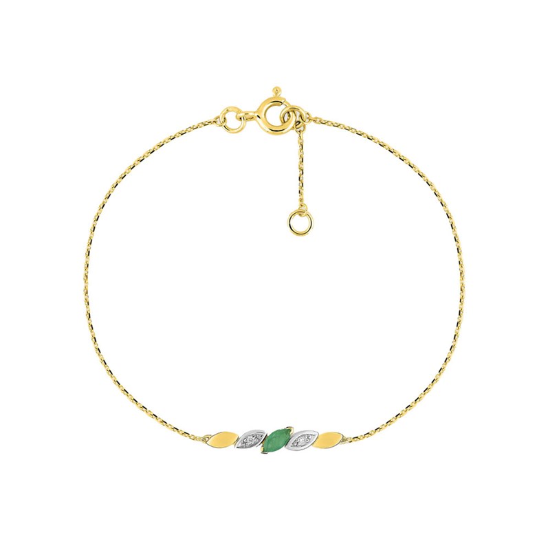 Bracelet Femme - Or 18 Carats - Longueur : 18 cm