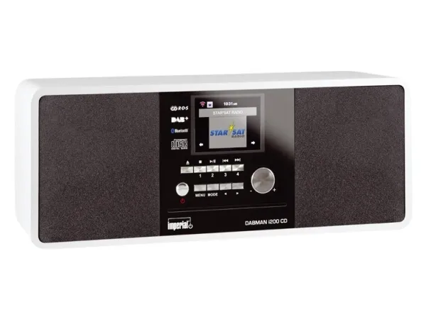 Imperial DABMAN i200 CD, Digital, DAB , FM, UKW, Afspiller, CD, 20 W, 7,62 cm (3