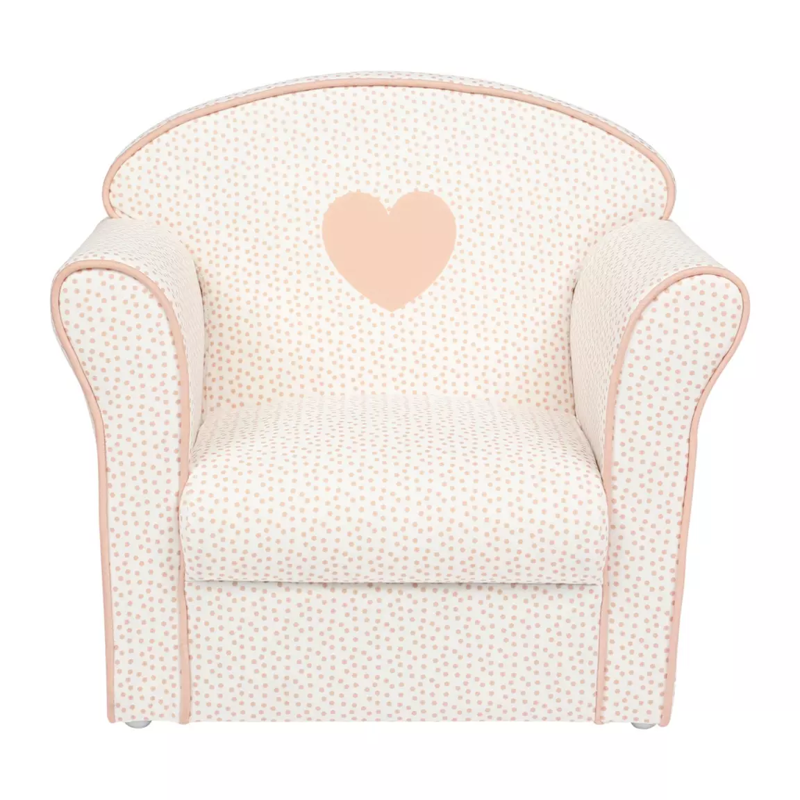 Fauteuil enfant (H43 cm) Coeur Rose