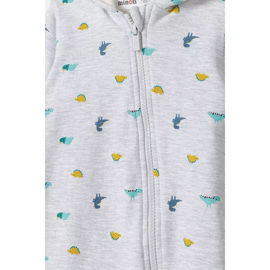 MINOTI Schneeoverall Grau Meliert