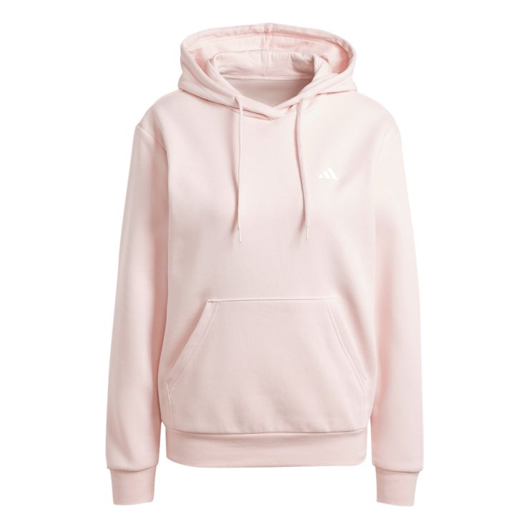 AdidasEssentials Small Logo Feel Cozy Hoodie - pink