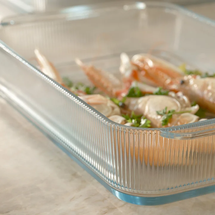 Stelton - Pilastro Auflaufform, 40,8 x 24,4 cm, klar