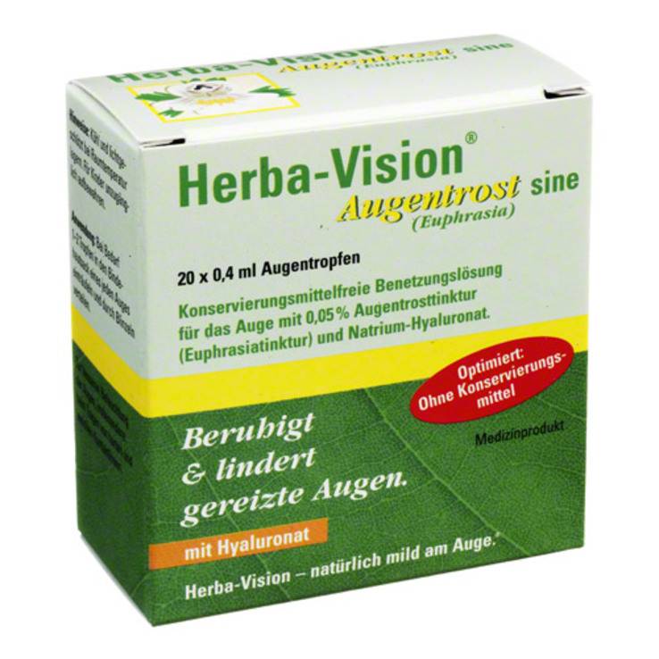 Herba-Vision® Augentrost sine Augentropfen, 20X0.4 ml