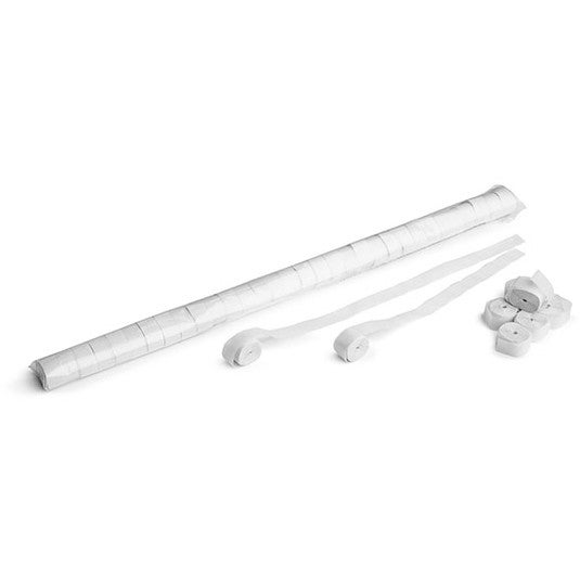 Magic FX STR02WH papieren streamers 10mx1.5cm wit 32st