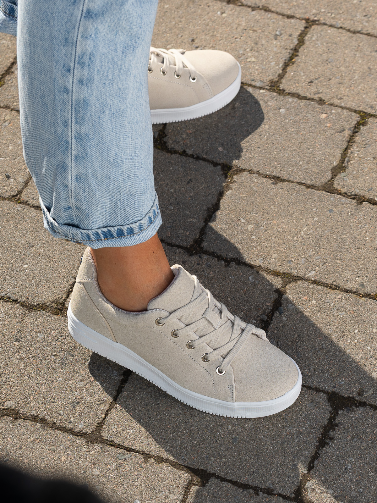 Gorbio Low Suede Beige - Trapes Sko