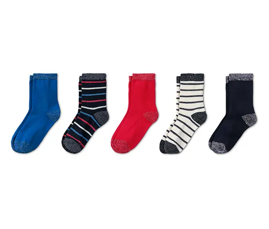 5 Paar Socken, Glitzer