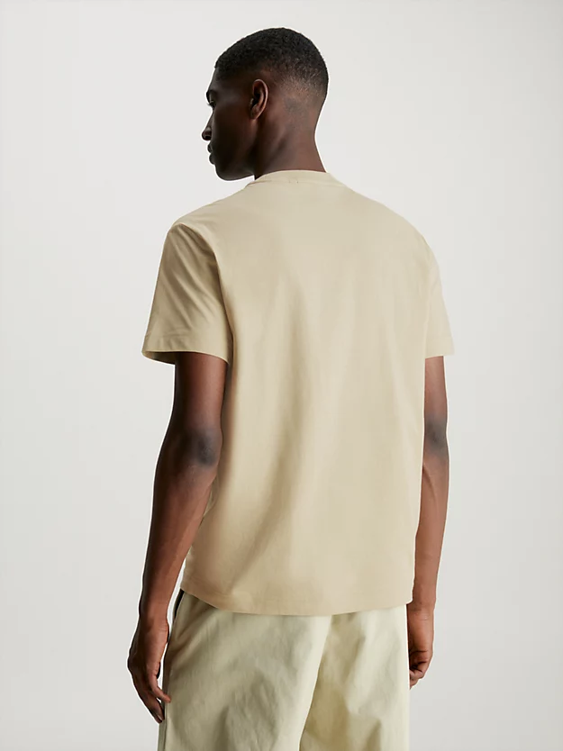 Camiseta de algodão com logotipo